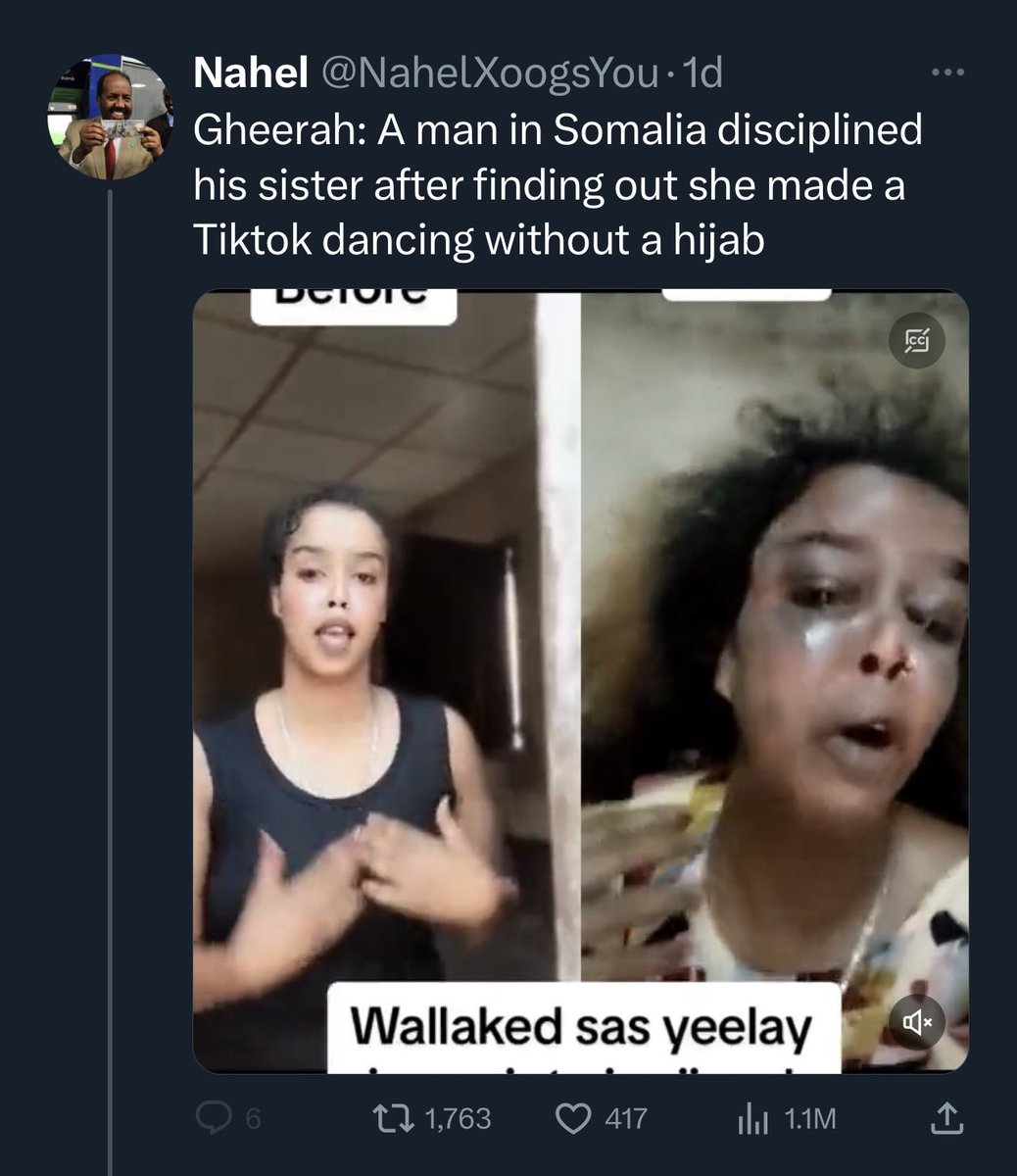 YasMohammedxx's tweet image. This is the life of girls in Muslim families. “Should’ve done the honors” means he should have killed her. Remember this the next time you’re told it’s a choice.