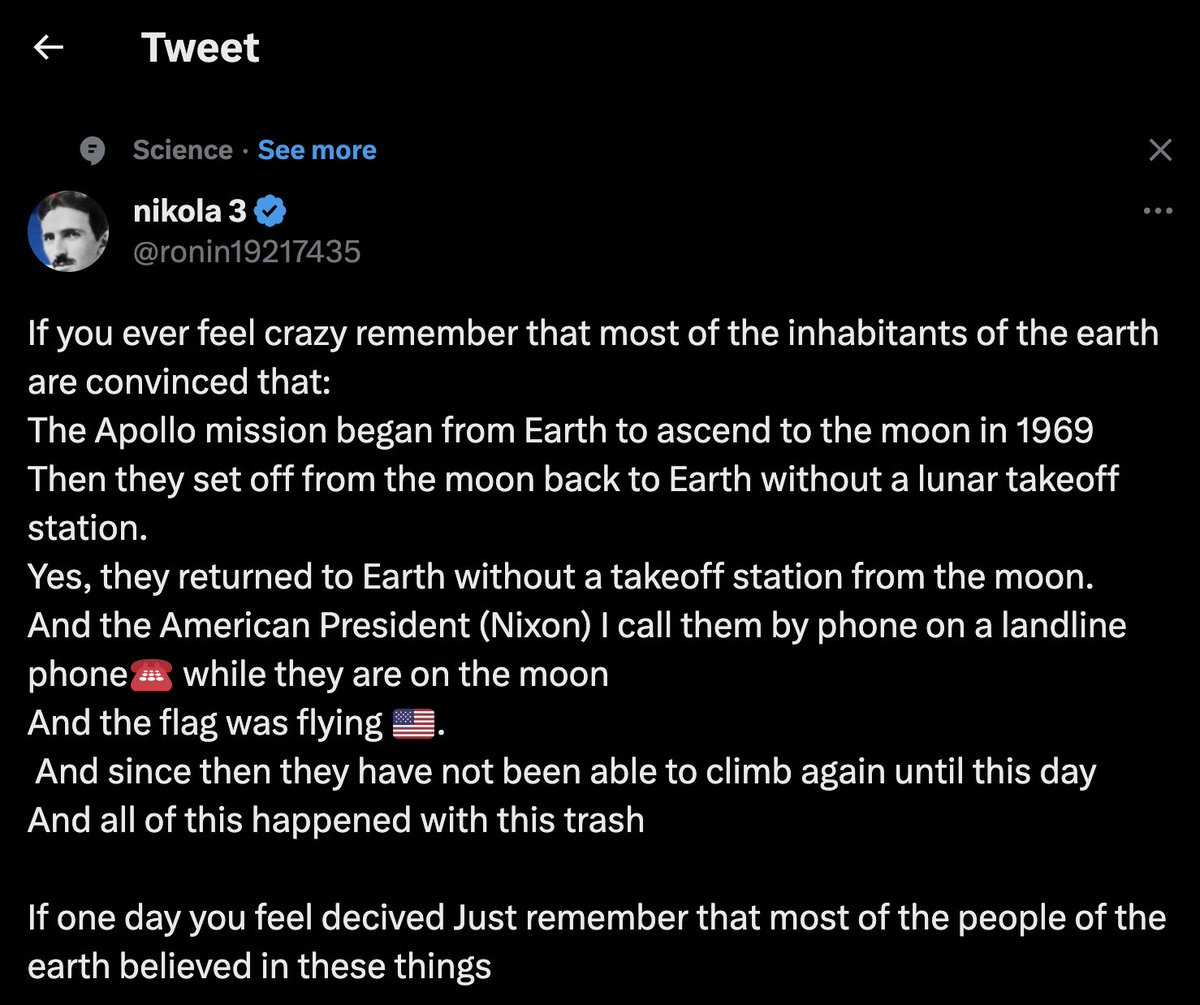 why did twitter label this "science"?