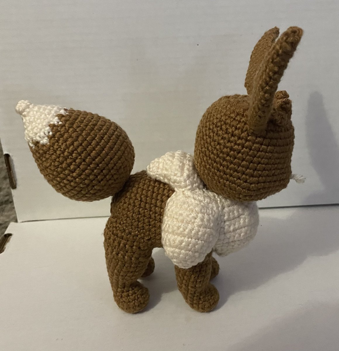 KatRose_316's tweet photo. Progress on Eevee. With it being summer I’m very very slow getting these done. Kids are a lot of work! 😂 

Pattern by: Sheacrochetxx https://t.co/UCqgdTOwXn