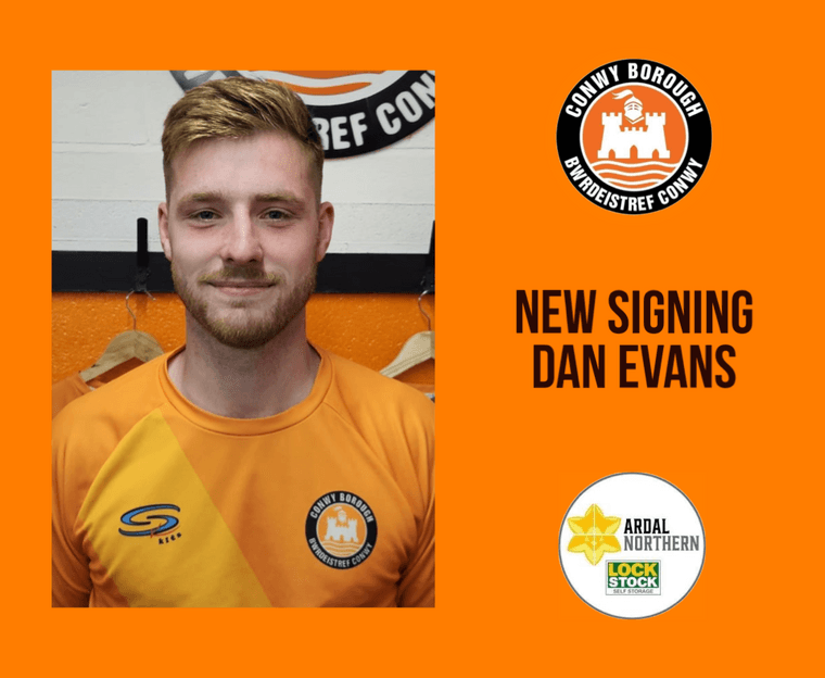 ConwyBoroughFC's tweet photo. New Signing - Dan Evans #Pitchero
https://t.co/cFjprAIrZx https://t.co/mKxNuy5vDn