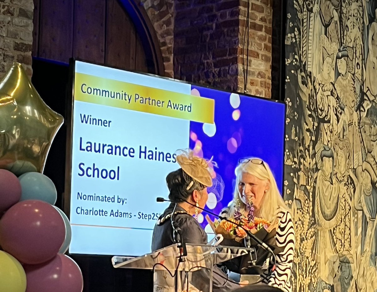 PSTLHS's tweet photo. @LHS_Watford awarded @Step2Skills Community Partner of the Year 2023. Two of our staff members who are also parents achieved @Step2Skills awards! What a night! #adultlearning #itsnevertoolate #lifelonglearning @HeadLHS @inclusiveMAT @CEOInclusiveMAT https://t.co/rFtco64KcM