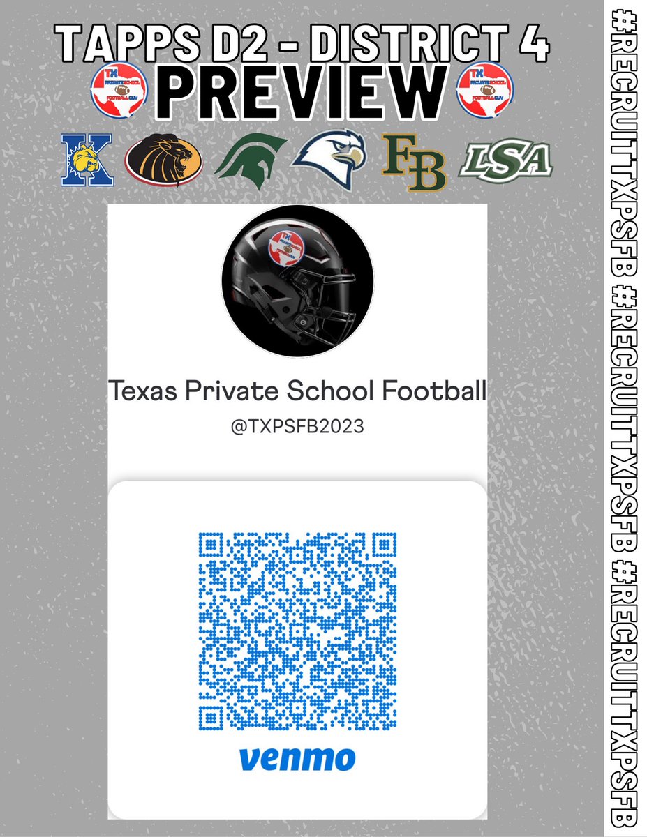 Texas Private School Football (@txprivatefbguy) on Twitter photo 🚨 2023 Team Preview 🚨
🚨Houston 2nd Baptist 🚨
📍 Houston, TX
🏫 TAPPS D2
<a href="/SBS_Athletics/">SecondBaptistSchoolAthletics</a>
<a href="/SBS_Houston/">SecondBaptistSchool</a>
<a href="/CoachBrydon/">Beck Brydon</a>
<a href="/timsmith_13/">Tim Smith</a>
<a href="/turnermurdock5/">Turner Murdock</a>
<a href="/BryceButler2025/">Bryce</a>
<a href="/RjLee2007/">Rj Lee</a>
<a href="/jdcrisp_sports/">JD Crisp</a>
<a href="/Chase_Tepper/">Chase Tepper</a>
<a href="/Powers3Jackson/">Jackson “J3” Powers</a>
<a href="/CharlieShears4/">Charlie Shears (6'7, 235 lbs)</a>
<a href="/CanonToon/">Canon Toon</a>
@adam_vessel 🚨 2023 Team Preview 🚨
🚨Houston 2nd Baptist 🚨
📍 Houston, TX
🏫 TAPPS D2
<a href="/SBS_Athletics/">SecondBaptistSchoolAthletics</a>
<a href="/SBS_Houston/">SecondBaptistSchool</a>
<a href="/CoachBrydon/">Beck Brydon</a>
<a href="/timsmith_13/">Tim Smith</a>
<a href="/turnermurdock5/">Turner Murdock</a>
<a href="/BryceButler2025/">Bryce</a>
<a href="/RjLee2007/">Rj Lee</a>
<a href="/jdcrisp_sports/">JD Crisp</a>
<a href="/Chase_Tepper/">Chase Tepper</a>
<a href="/Powers3Jackson/">Jackson “J3” Powers</a>
<a href="/CharlieShears4/">Charlie Shears (6'7, 235 lbs)</a>
<a href="/CanonToon/">Canon Toon</a>
@adam_vessel