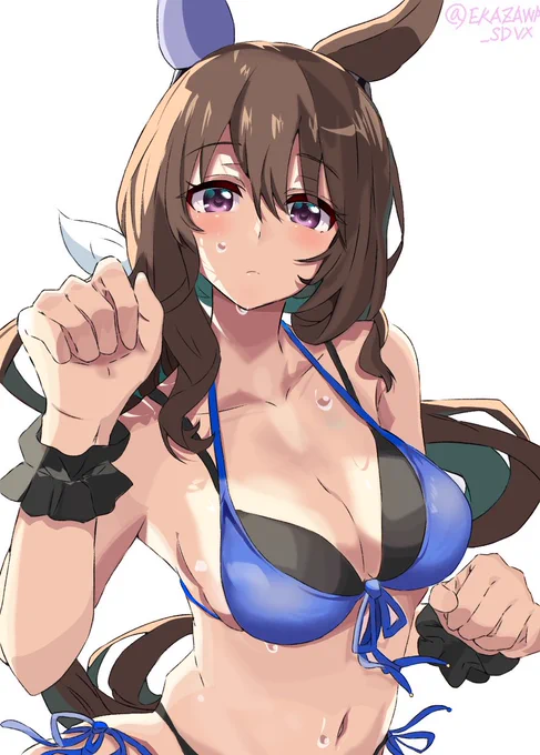 参加させて頂きます  えかざわと申します  ウマ娘のキャラを多めに描いております、ぜひフォローお願いします