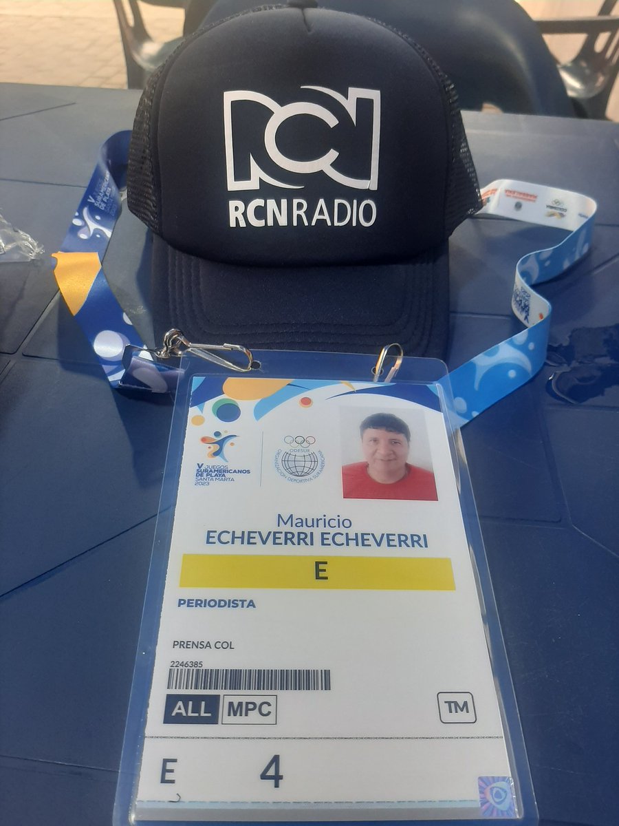 Con pasión y emoción Rcn Antena 2 en los juegos suramericanos de mar y playa  Santamarta 2023, estamos listos