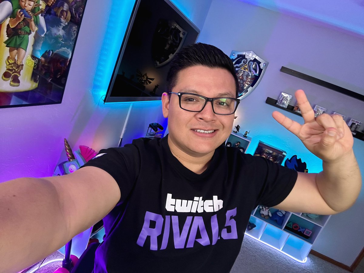 Hoy comienzo mi nuevo horario de 
Twitch 💜 Asi Que ya ando conectado por si quieren llegar💜 twitch.tv/mrwigo_