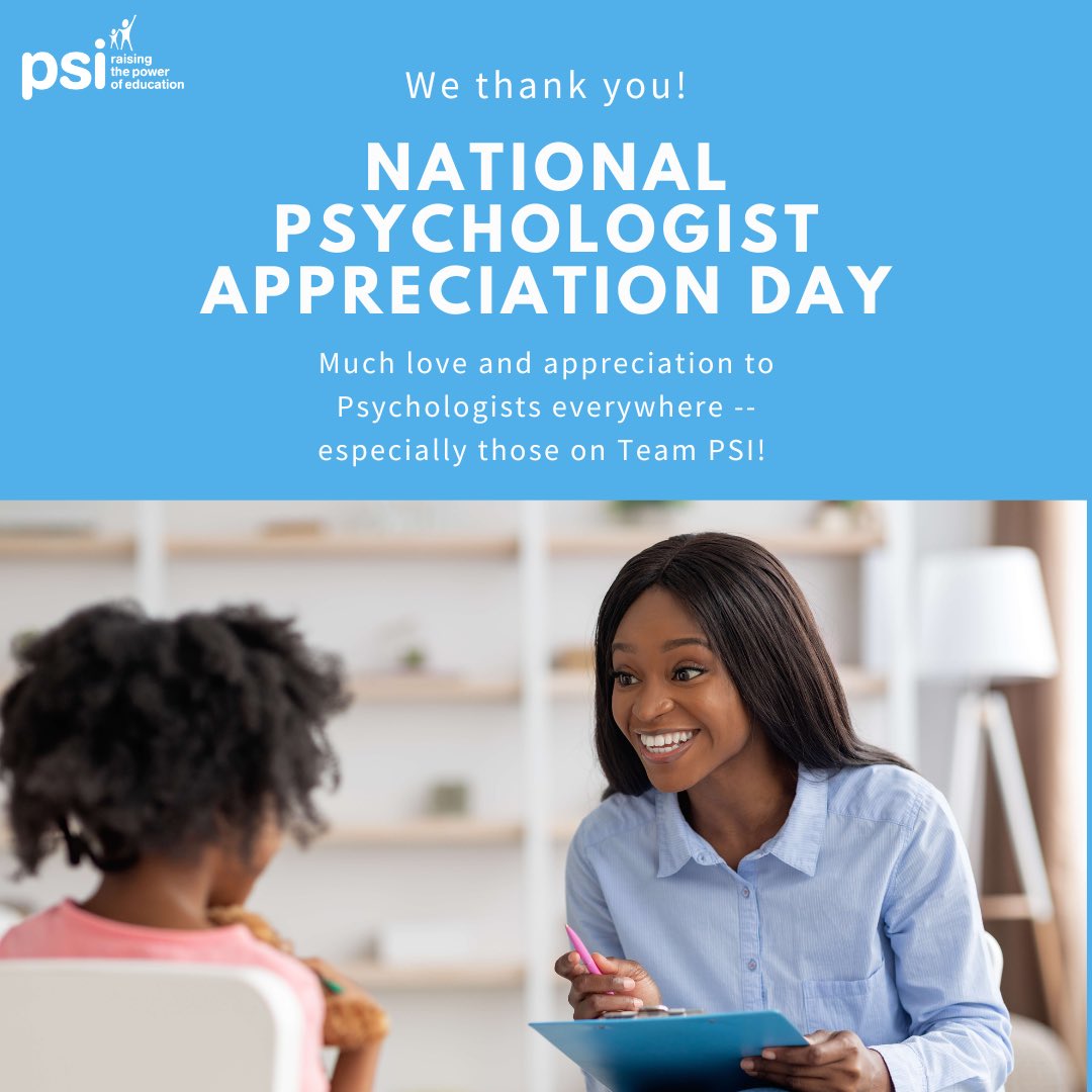 psisolutions's tweet photo. We are so proud of our school and clinical psychologists who work at PSI! 

#TeamPSI #ThankYou #PsychologistAppreciationDay https://t.co/jnK9ClV4uK