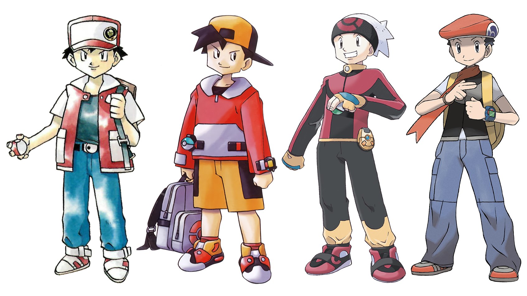 Dr. Lava on X: Trainer Red: 1996 to Today Today's Pokemon Day! Red & Green  launched in Japan 24 years ago today -- February 27, 1996. This official  artwork collection shows Trainer