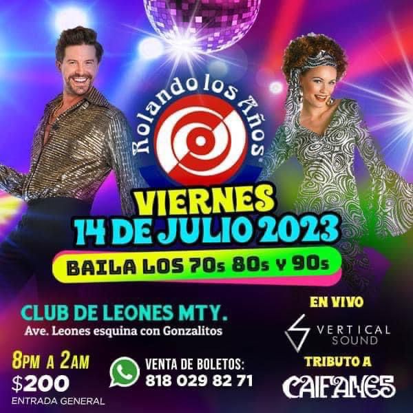Para todos los que me preguntaron de verme en MTY hoy voy a ir a Rolando los a&ntilde;os en Club de Leones.<a href="/tag/swinger"class="tags"><span>#swinger</span></a>