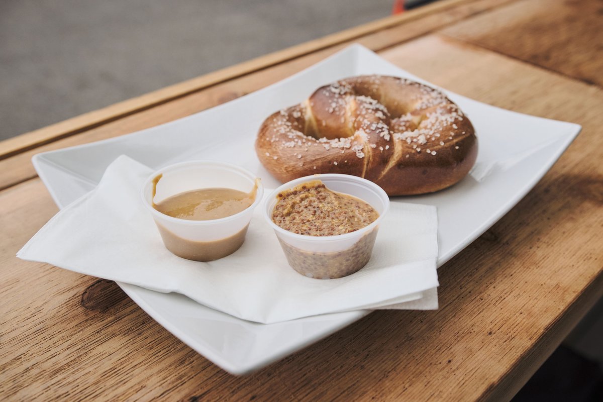 Who's tried our Big Bavarian Pretzel