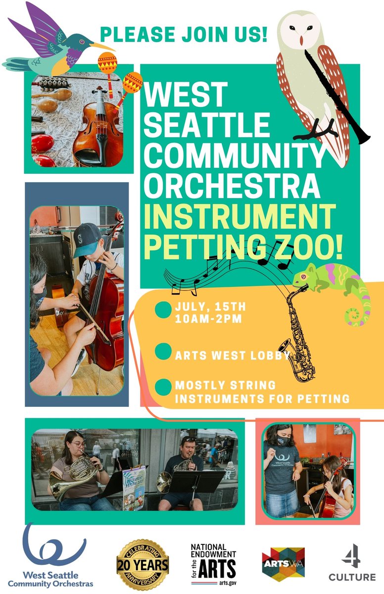 WSCOrchestras's tweet photo. 🎻🎼Visit our Instrument Petting Zoo @ the Summer Festival 🎪 this Saturday - https://t.co/LSlmpu1dwU https://t.co/IdbpvAYcJd
