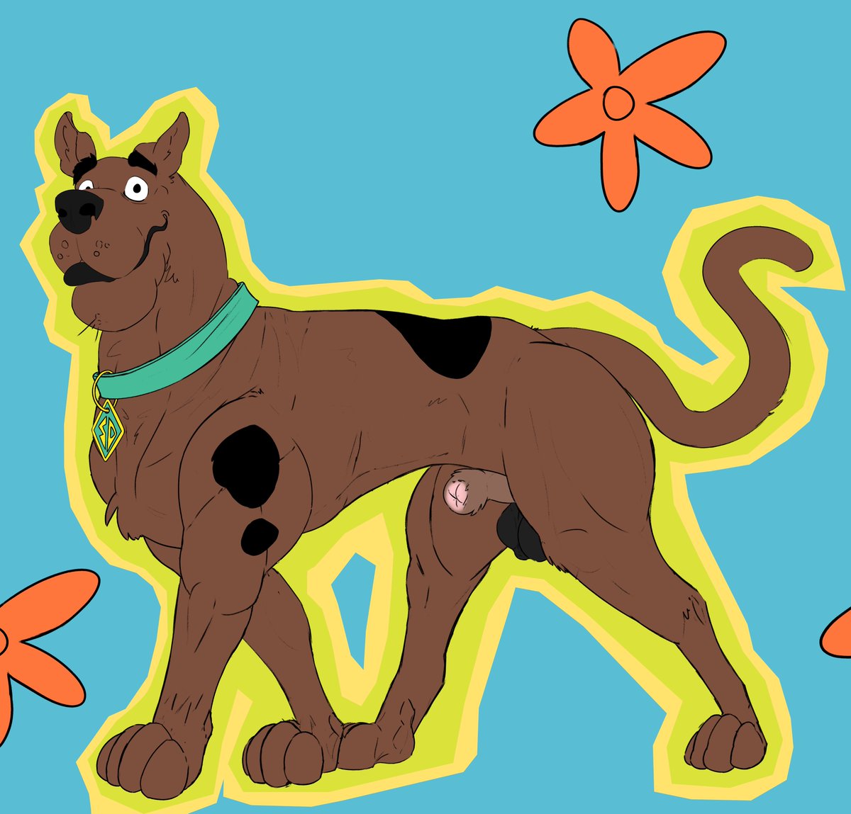popcoladog's tweet photo. my very first feral artwork!

scooby doo is ready for some adventure~~
maybe you can give him a "hand"...  maybe more?

#feralfurry #feral #gay #nsfw https://t.co/3fPgtd0YiR