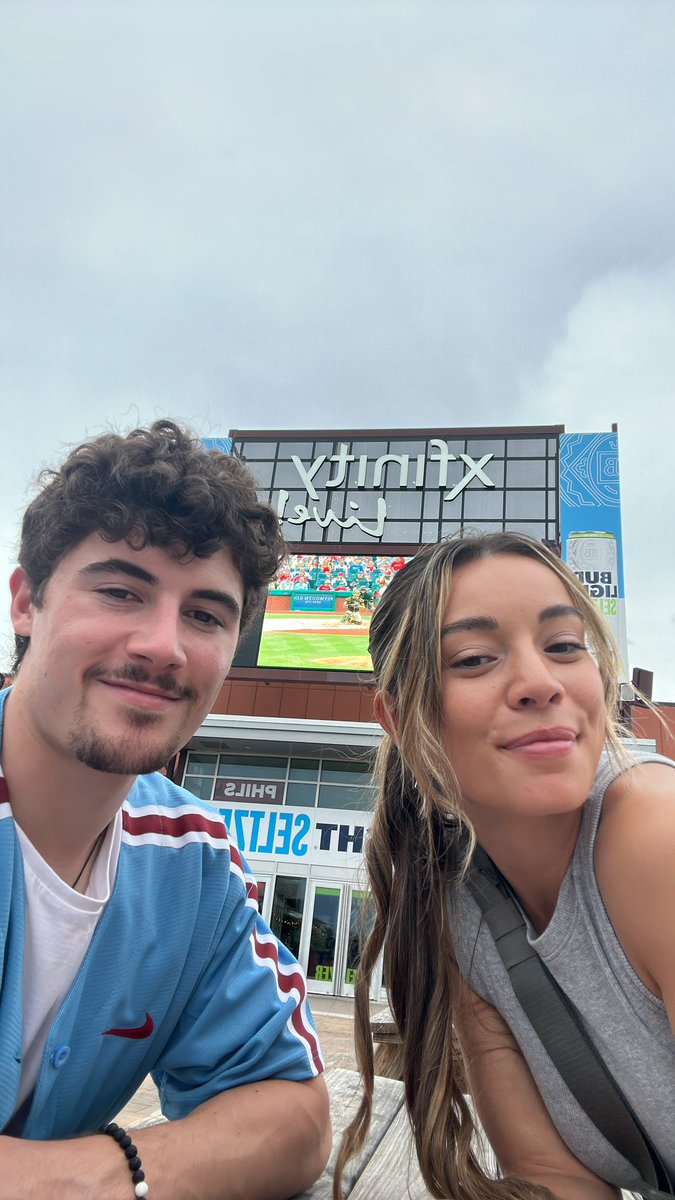 TheCannoli1's tweet photo. Supporting the @Phillies at @XfinityLive , just our luck they’re already down 3-0 in the bottom of the third🫡 https://t.co/crK9jcRI99