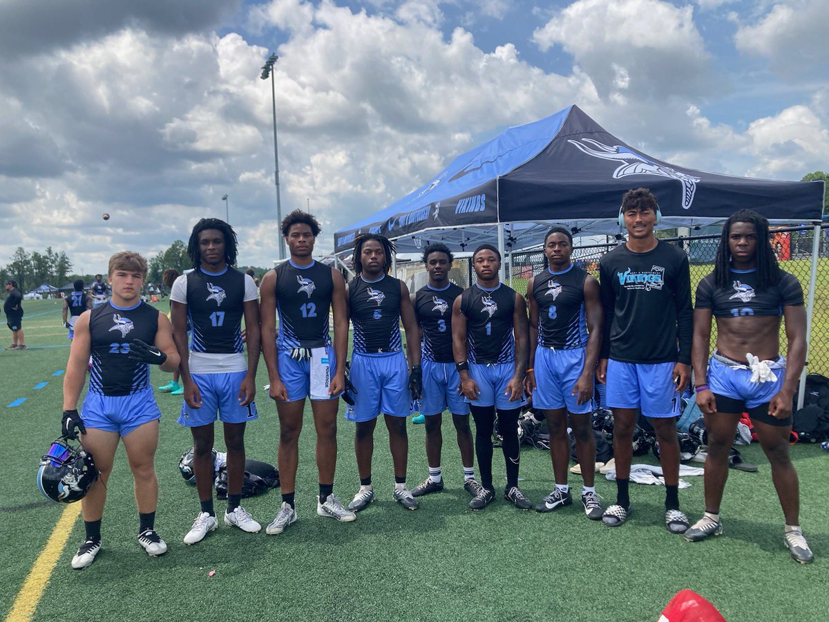 Good first day today 5-0 start at the Hustle Up National 7on7🔥 We back tomorrow <a href="/MGM_VikingsFBL/">Mary G Vikings Football</a> <a href="/Coach_ZGolson/">Zach Golson</a> <a href="/CoachRique/">Enrique Williams</a> <a href="/HallTechSports1/">Hall-Tech Sports</a> <a href="/JaredHollins1/">Jared Hollins</a> <a href="/jamesbolton21/">James Bolton</a> @human_joystick2 <a href="/jaylin_culver/">Jaylin Culver</a> <a href="/JohnRobinsonFB/">John Robinson</a> <a href="/Troyflowers8_/">Troy Flowers</a>