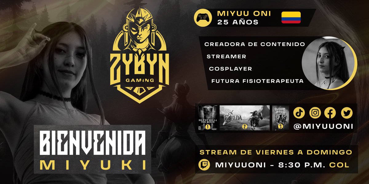 Zybyngaming's tweet photo. ANUNCIÓ 🚨
El equipo de Zybyn Gaming sigue creciendo pues @miyuuoni, llega como nuestra nueva creadora de contenido 👏🎮😎

¡BIENVENIDA MIYU! 💙 
Vamos a romperla juntos 🫶 https://t.co/Xv0YtyuDFV