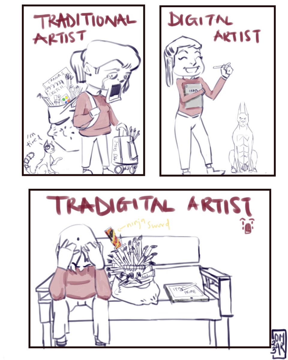 omarsinstyle's tweet image. I am Tradigital Artist 😭 pains of traveling with your art tools. I gotta travel in a few days and I’ve been tryna wrap my head around this 😂 who else can relate to this? 🤦🏾‍♂️

#arthumor