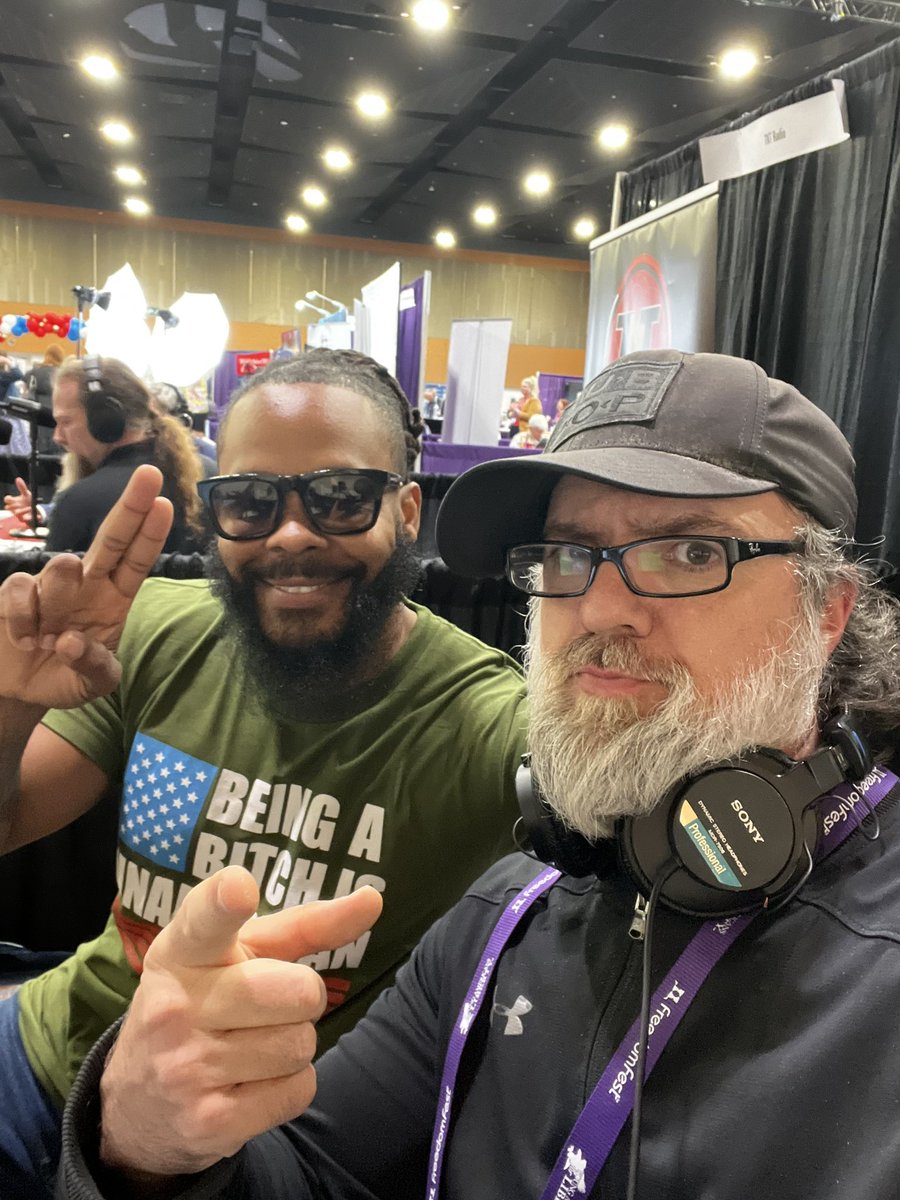 NationofJake's tweet photo. The dude @majtoure on the @NationofJake at #FreedomFest23 https://t.co/SuDfWqnZBK