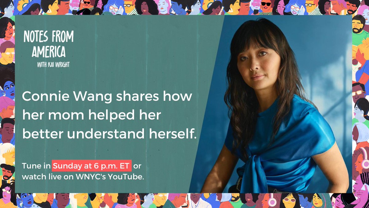 What can our mothers teach us about being our natural selves? Journalist and author @conniewang tells us how her mom helped her embrace not belonging. Tune in Sunday at 6 p.m. ET or watch live on @WNYC's YouTube.