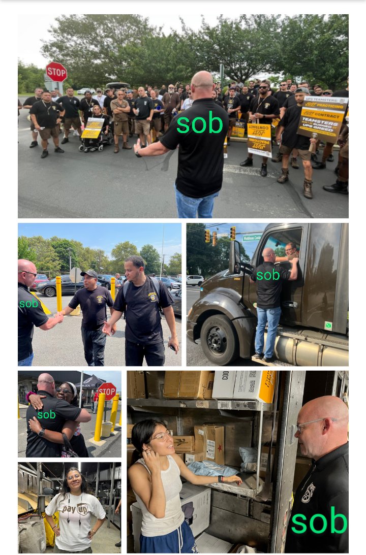 BrJoeBalkis's tweet photo. 7/13/23 #VOTENOups
#upsNegotiationsUpdate
#2023TeamstersupsContractCampaign #Teamsters #ups
#sob on vacation glad-handing &amp; photo-oping on our dime.
From #PracticePicketing to #StrikeReady!
#DEFUNDfacebook
#DEFUNDtwitter
#DEFUNDyoutube
https://t.co/APzwNp9KYI https://t.co/DkxifD4Ywo