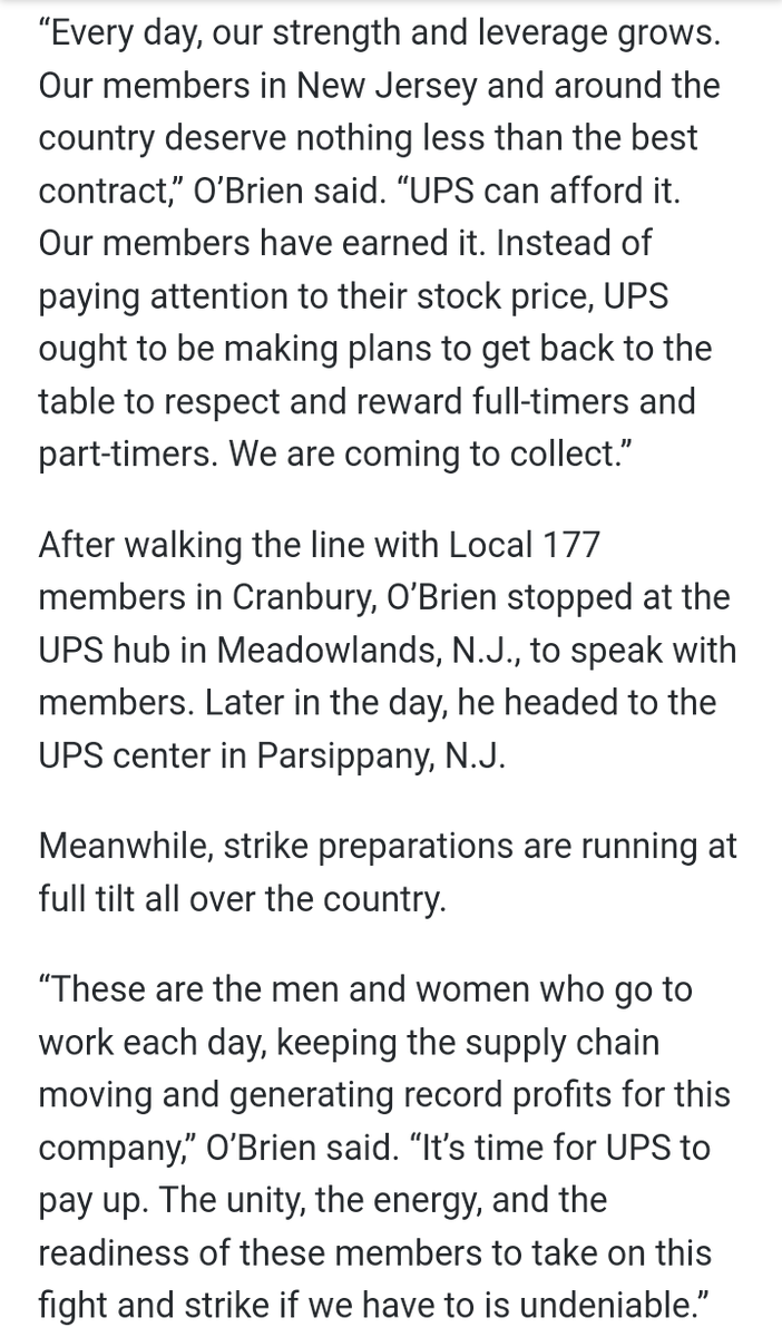 BrJoeBalkis's tweet photo. 7/13/23 #VOTENOups
#upsNegotiationsUpdate
#2023TeamstersupsContractCampaign #Teamsters #ups
#sob on vacation glad-handing &amp; photo-oping on our dime.
From #PracticePicketing to #StrikeReady!
#DEFUNDfacebook
#DEFUNDtwitter
#DEFUNDyoutube
https://t.co/APzwNp9KYI https://t.co/DkxifD4Ywo