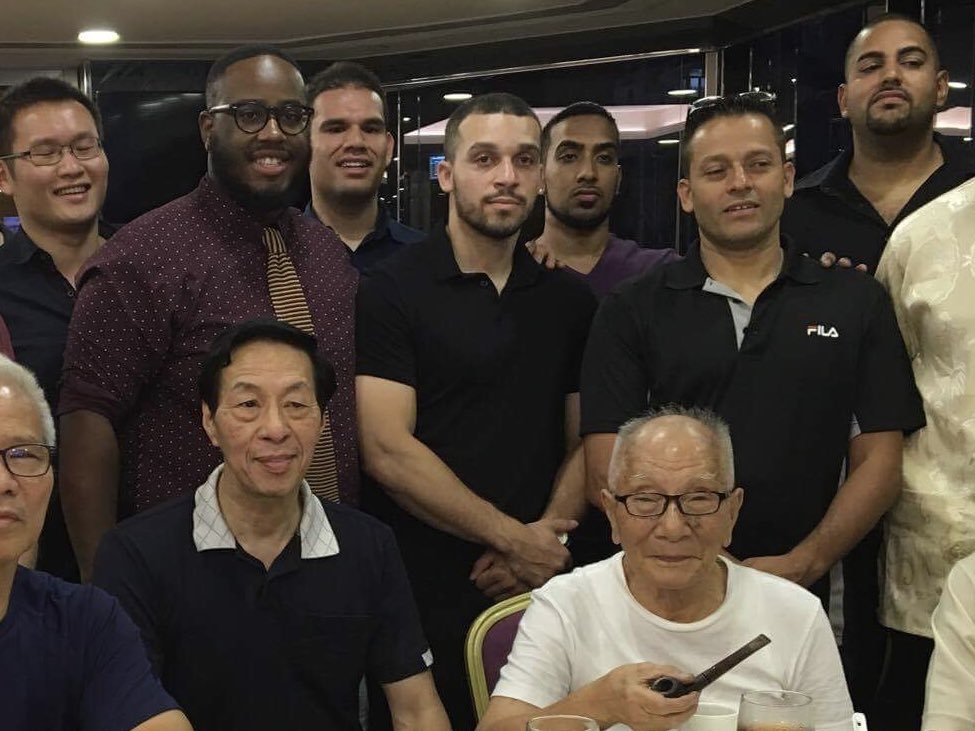 Team_IDM's tweet photo. Ip Chun (born Ip Hok-Chun; 10 July 1924),also known as Yip Chun or Yip Jun, is a Chinese martial artist in the style of Wing Chun. He is the elder son of the legendary IP MAN. He is my Sigung. 
#Jeet Kune Do #kali #eskrima #arnis  #wingchun https://t.co/YDcoWR12Fv