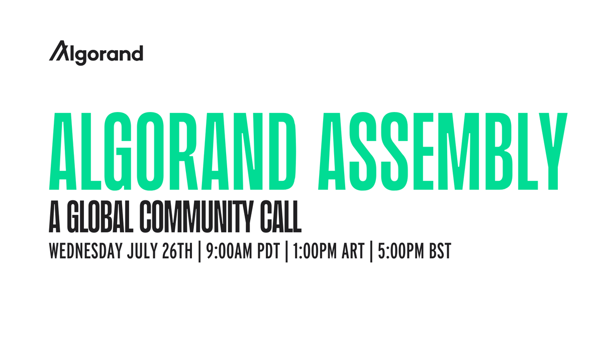 Algorand Foundation tweet media