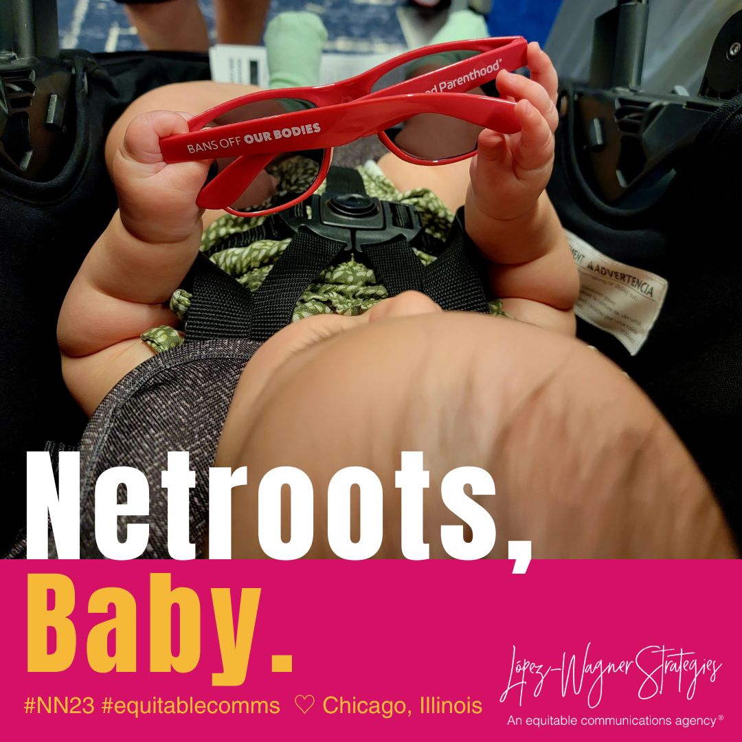 equitablecomms's tweet photo. Raising youth in the movement is for lovers. ✊🏽 Our junior @equitablecomms team member is loving her first @Netroots_Nation conference alongside her mother, Rebecca, our finance &amp; operations director. #NN23 #equitablecomms #ReproductiveRights #parenthood #netrootsnation https://t.co/4Xiw5NOU1T