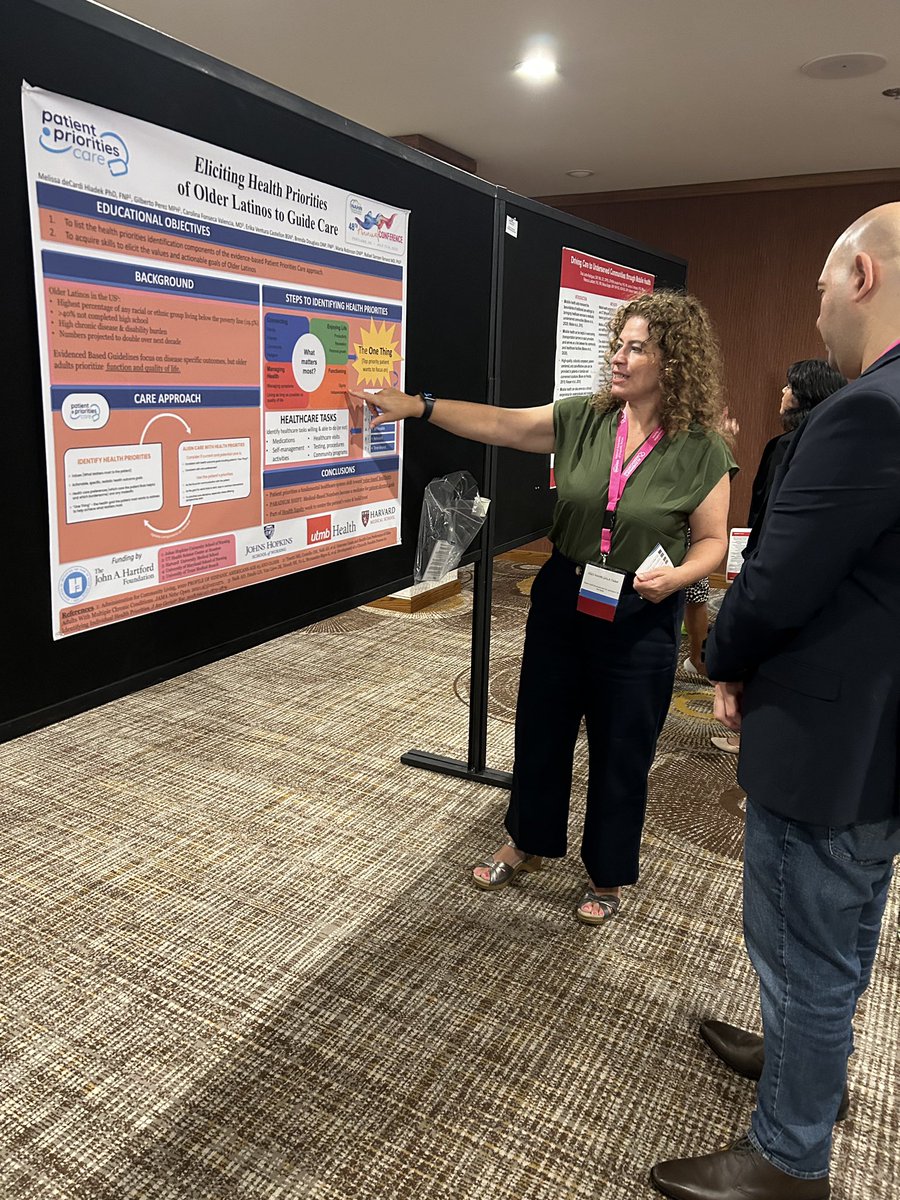 melissa_hladek's tweet photo. Great time promoting #PatientPriorities driving care decision-making for older Latinos at #NAHN2023
This is self-efficacy operationalized.
This is how we build trust, listen & motivate behavior change in healthcare.
@drsampert @GoalsDriveCare @PresidentAANP https://t.co/qP8IuhGoGg