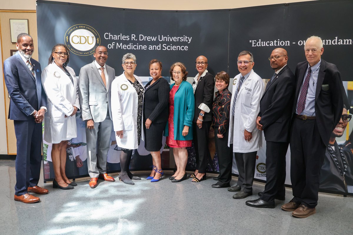 I am proud to welcome the inaugural class at @cdrewu's new medical school this week. This #HCBU will bring more talent into #LACounty and that’s an Rx for healthier communities.