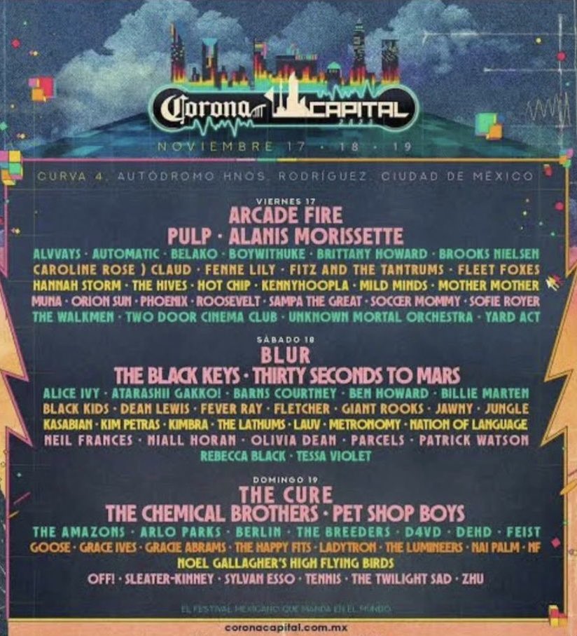 Irazemika's tweet photo. Por si a alguien le interesa, nos sobra y se vende un abono confort para los tres días del corona capital 23, cualquier cosa escríbeme para darte informes, también agradezco si me ayudas compartiendo esto por si alguien está interesade￼, gracias y bonito viernes☺️ https://t.co/ubHhKxgZxk