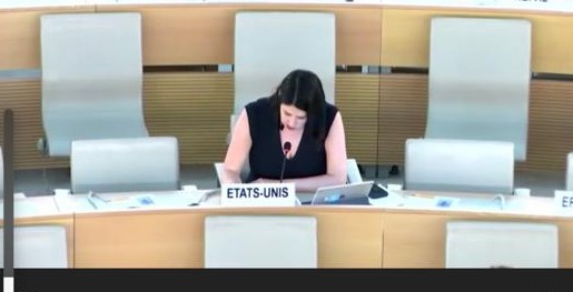 Proud that members of my team could support Ambassador Taylor <a href="/USAmbHRC/">U.S. Ambassador to the Human Rights Council</a> and #HRC53. Working together, they made #ProgressThroughPartnership.