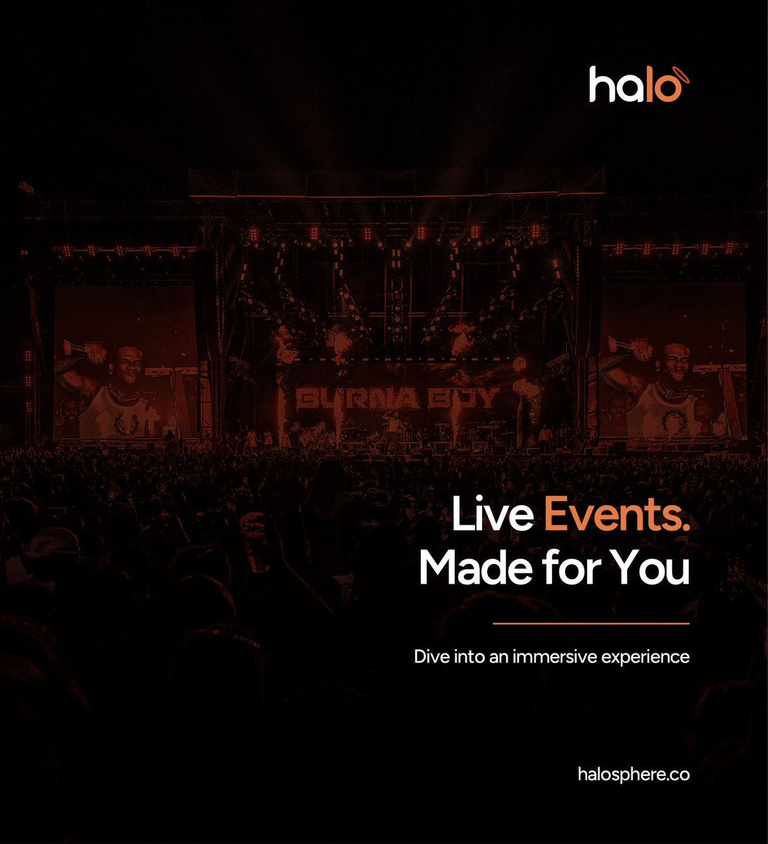 Experience the thrill of live events, right where you are! Your all-access pass to a whole new immersive world is here — one where you’d never miss an event!
#halo #haloxp #emergingtechnology #experience #music #product #comingsoon #live #stream #livestream #app #liveevents