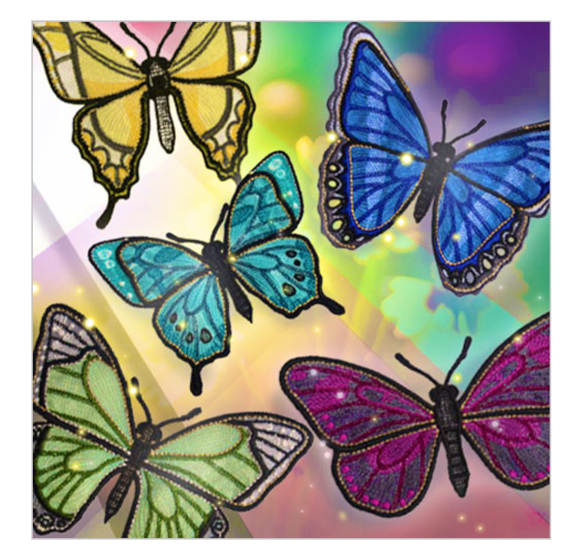 _Raisa_Studio's tweet photo. Literally obsessed.
Idk how long this project will take. But I’m enjoying the process.
These are the other color butterflies I purchased with the #OESD bundle
I’m gonna finish up this color way tomorrow then start on the blue butterflies https://t.co/mKrDX3MnDT