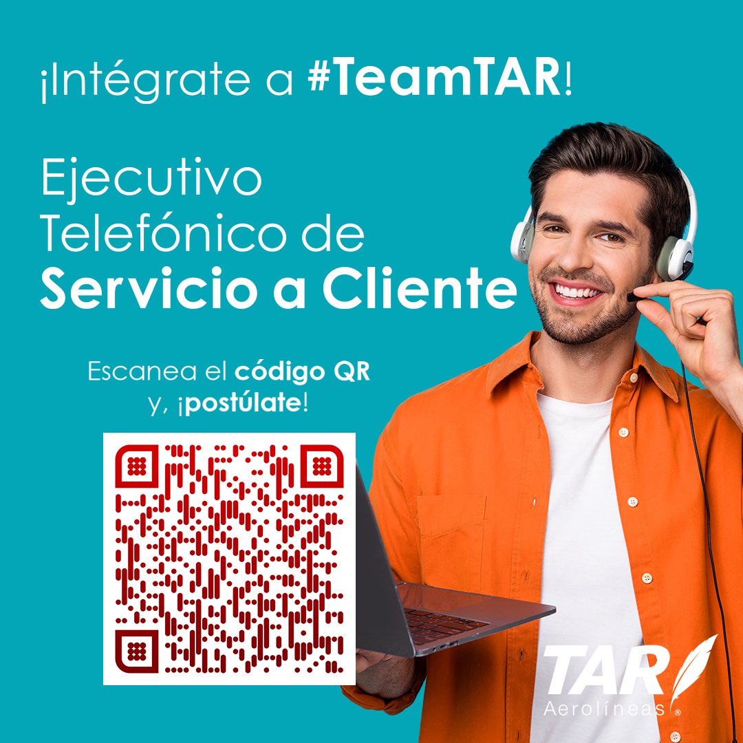TAR_mexico's tweet photo. Únete al #teamTAR. Te invitamos a realizar el registro a través del siguiente link: https://t.co/PadO60Noou 👈🏻 https://t.co/7B0t6UKtkw