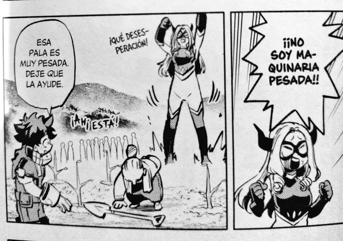 Deku si agarra la pala... Están tan al día con los memes argentinos (?) 