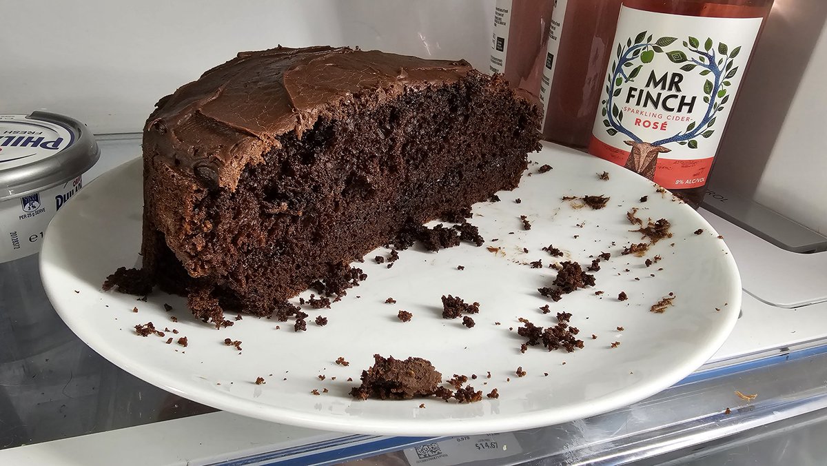 Opening the fridge to find your kids made a Matilda chocolate cake at some point during the night ⭐⭐⭐⭐⭐