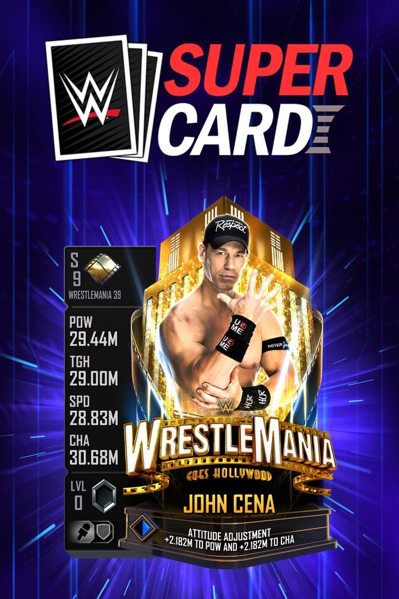 SeanChalmers's tweet photo. Check out my Superstar in WWE SuperCard! https://t.co/jOshGZLtpq @wwesupercard #wwesupercard https://t.co/hFPpdUbKAq