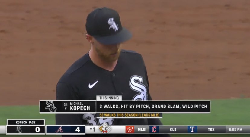 StoolBaseball's tweet photo. Typical first inning for a Braves/White Sox Game https://t.co/JJdFQdMUmj