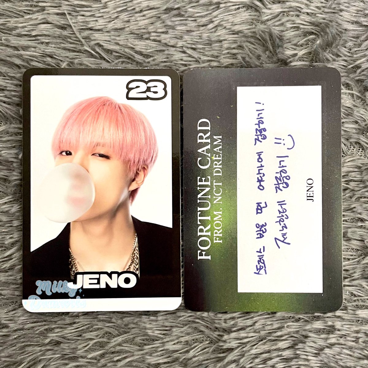 ˚ ☁️ WTS • Want to sell / lfb 🛒

➥ Jeno konsep tc glimo b ver jas putih konsep trading card glitch mode
➥ TDS2 Stratch

💸 Rp. 50.000,- (no nego)
✅Inc packing + Admin 🍊 4%
📍Jakut
❌Not for sensitive buyer&amp;wasting time❌
🔗 shope.ee/30KCtW2Cmb