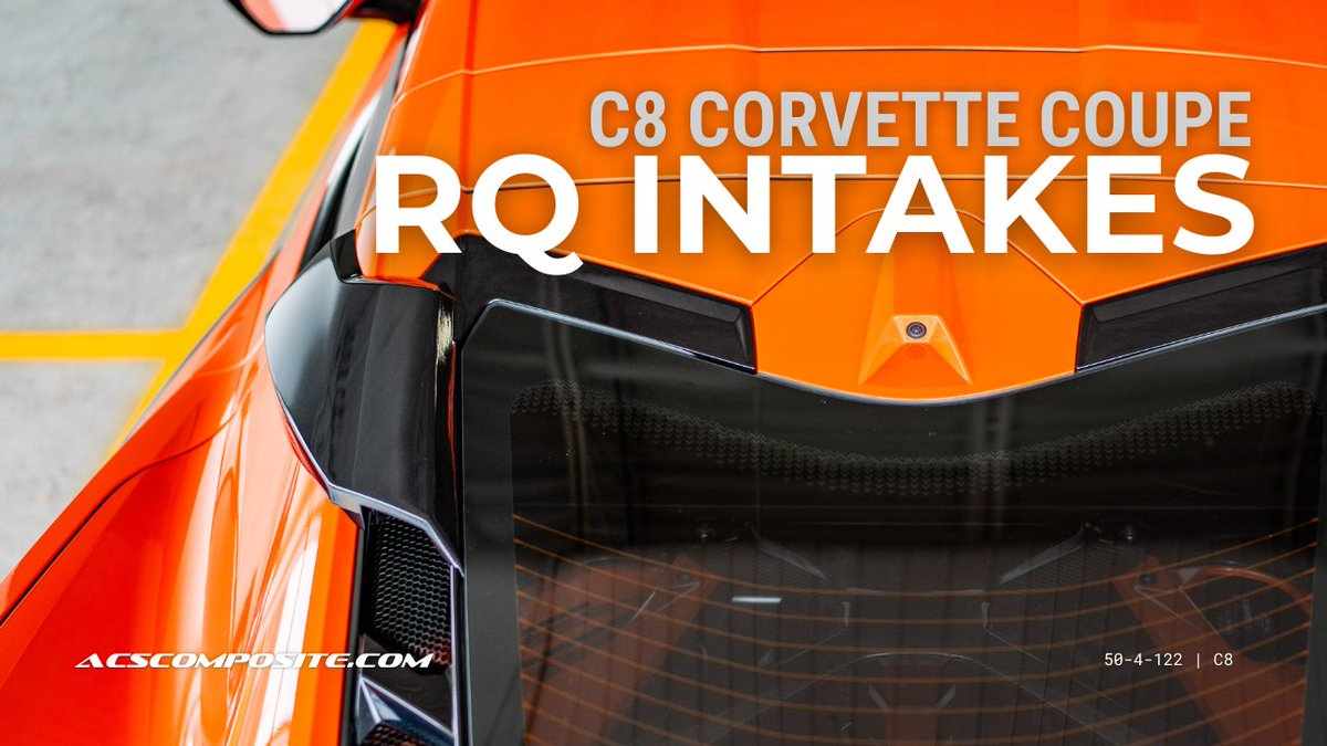 ACS_Composite's tweet photo. New mod unlock! Introducing our latest C8 Corvette creation: The C8 Coupe RQ Intake Ports 🏎️ - https://t.co/bzdBZ4oAR8 https://t.co/sUZUPph0ro