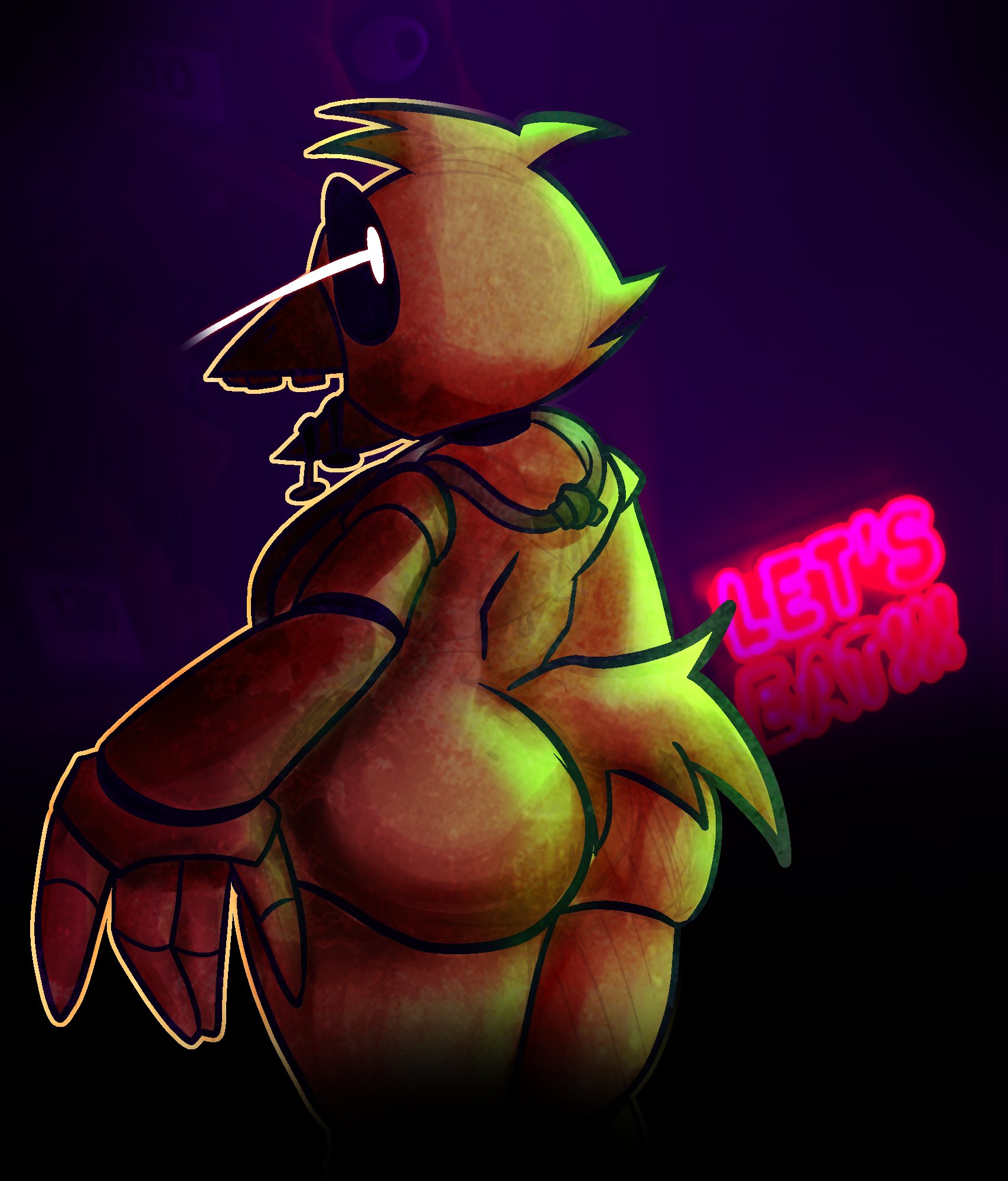 Xx_M4C4BR3_G4L_xX #1 Goloth fan on X: Chica #fnaf #fnaffanart   / X