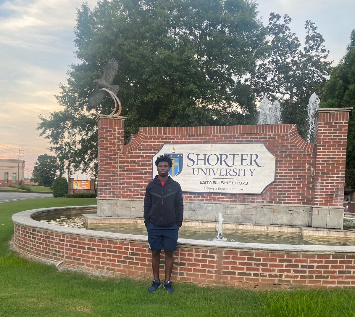 coachtommylewis's tweet photo. Yes, our son, @tfgl21 , has begun his collegiate career and education @Shorter_FB / @shorteruniv ‼️✊🏽🙌🏽🏈💙 Keep AVADing, Tobeast!! #AVAD #Ylyasdw https://t.co/4x20NThEKn