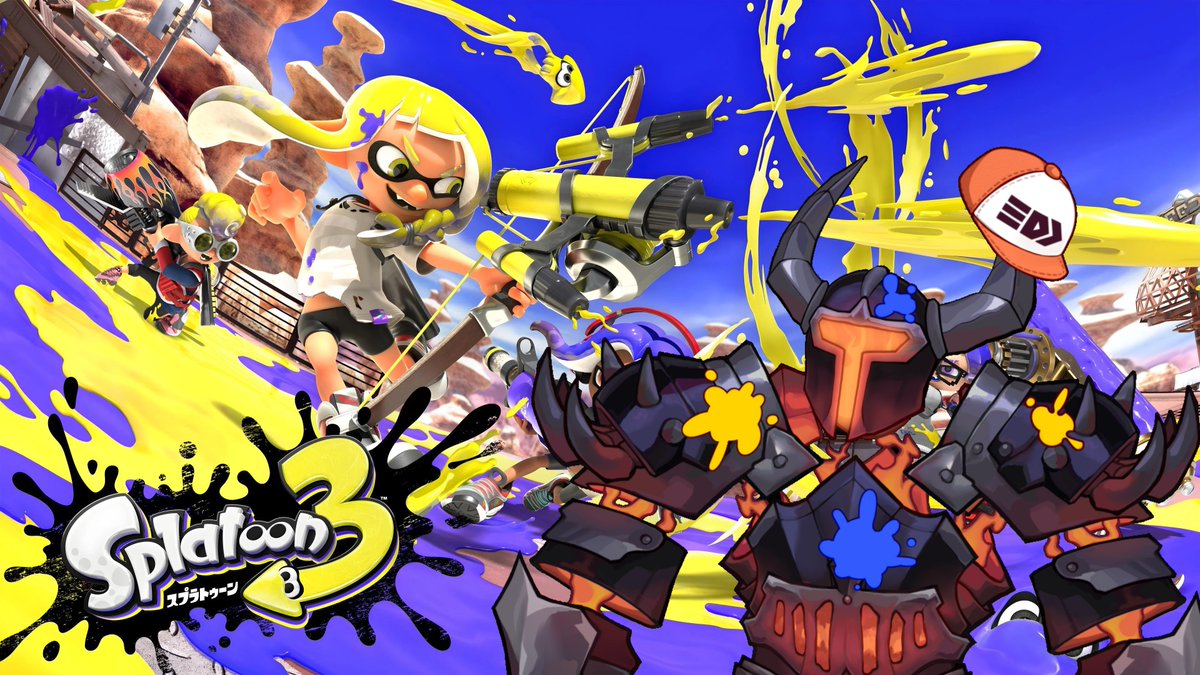 RuinTheArmor's tweet photo. This time... I will not fail... 
Streaming Splatoon 3 momentarily, representing #TeamVanilla  and hunting for the 100x times battle victory that has evaded me for so long!!

❤️‍🔥Twitch link below ⬇️ https://t.co/Vje0WPpkJI