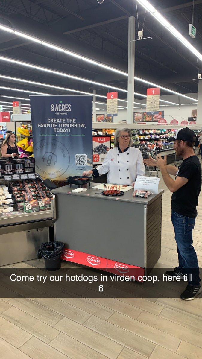 Hotdog demo in virden coop was a success.  Very great reviews and sold a lot of product in 3 hrs.  It’s a must try.