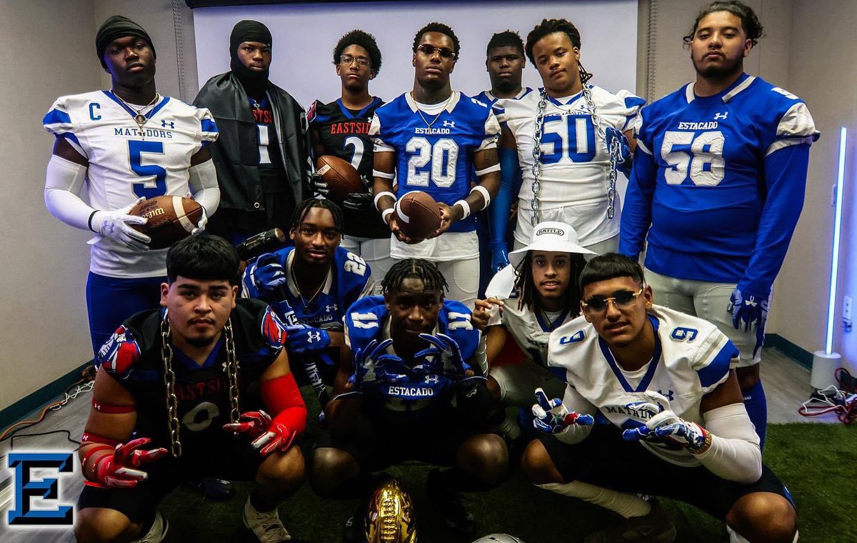 EHS_FB_recruits's tweet photo. The ‘23 Matadors are ready to put in work and make the most outta this season! #EastSideVsEverybody #arecruitTheMatadors @Matt_Stepp817 @Jason_Howell https://t.co/fKd5GBUpPh