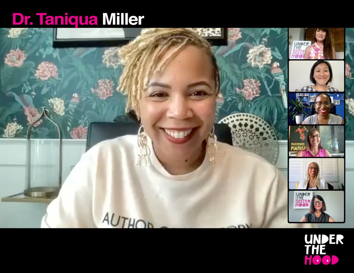 UnderSisterhood's tweet photo. Yesterday we MANIFESTED ABUNDANCE at our 2nd Under the Hood Event! Amy Danielson guided a rich conversation w/Francilia Wilkins Rahim, Jiaming Ju, and @TaniquaMillerMD SAVE THE DATE August 26th at 12 PM EST for our 1-YEAR ANNIVERSARY https://t.co/UYsMqaWtlB https://t.co/RBJZ8q2SDp