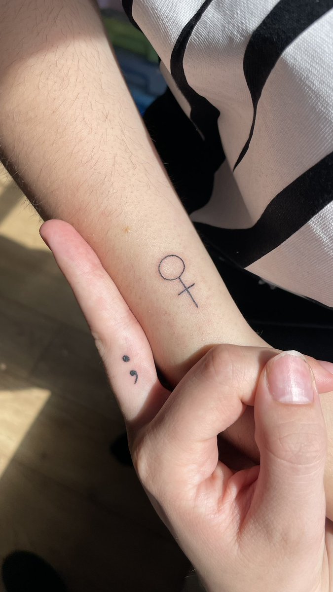 my mental health tattoos remind me of this every day :), image size:675x1200