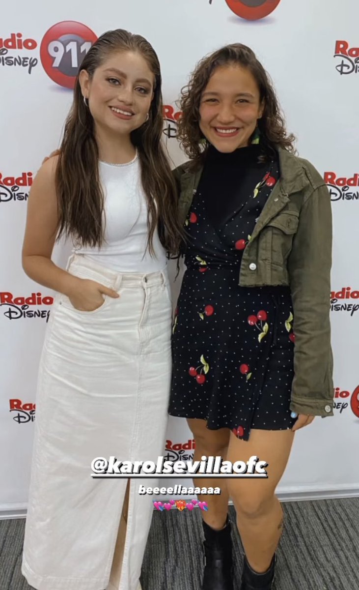 July 14 | New photo of Karol today at Radio Disney Peru