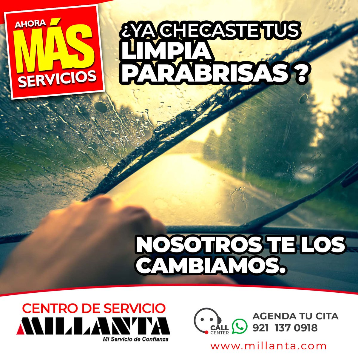 mi_llanta's tweet photo. Los expertos de #MiLlanta te están esperando en tu sucursal más cercana 😉
Contáctanos 👇
☎️ 9211370918
📱 WhatsApp https://t.co/y9Pnysq5tM
📱 Telegram https://t.co/EwNQUiFc7n
#MiServicioDeConfianza https://t.co/naqE2QdcYQ