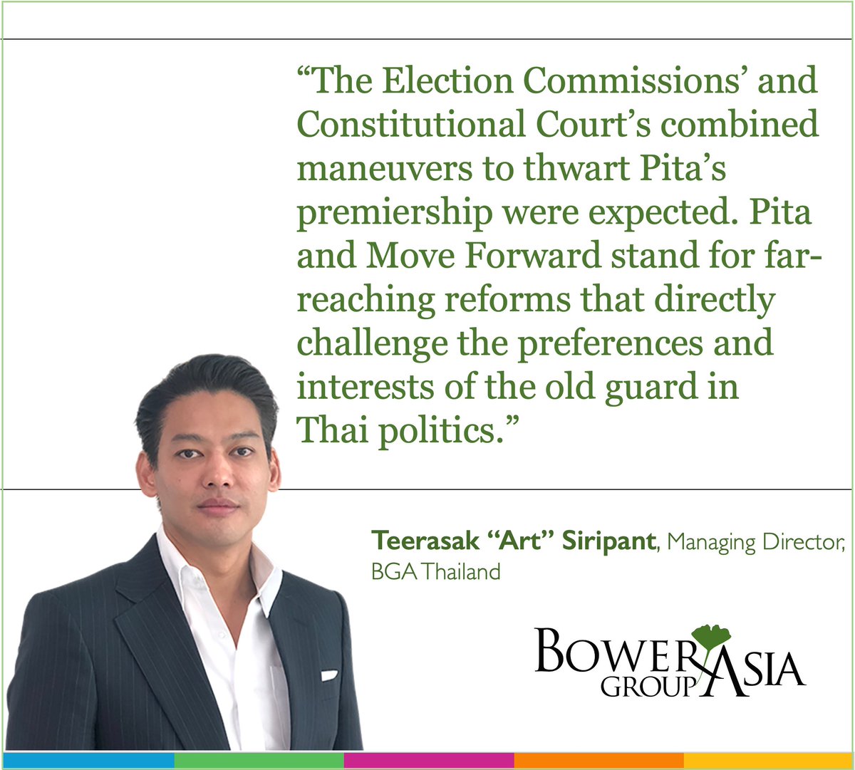 BowerGroupAsia's tweet photo. Trying to understand the intricacies behind #Thailand's premiership vote? Check out the #AsiaStreet post from @BowerGroupAsia's Thailand team, led by Managing Director Teerasak "Art" Siripant: https://t.co/7b91mBL3Eo https://t.co/XY7b6axm0X