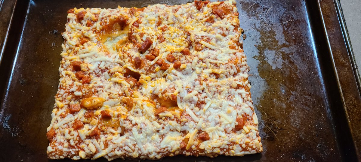 dawnster73's tweet photo. @K8e_G_ Hey there!!! Hope you're doing well!!! Thought of you and Rambo when I heated this up today!!! #PizzaBuddyRambo !!! #OPLive #OPLiveFamily ❤️ #Blessed #OPLivePets https://t.co/Zrw0bbme7u